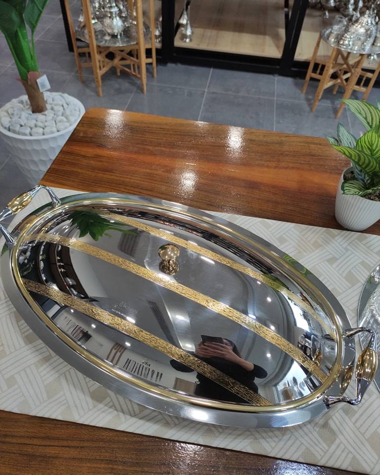 plateaux inox + cv