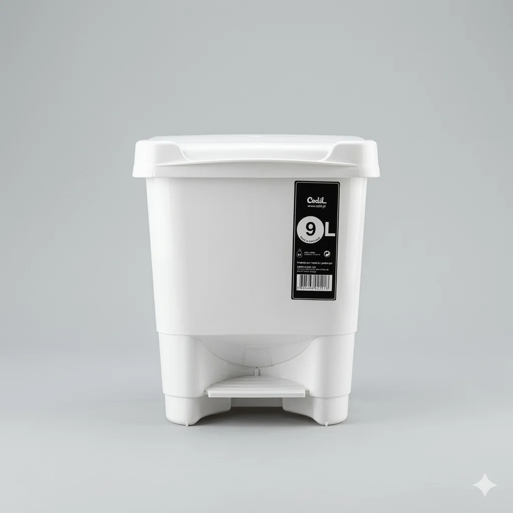 Poubelle d'intérieur à pédale 9 L