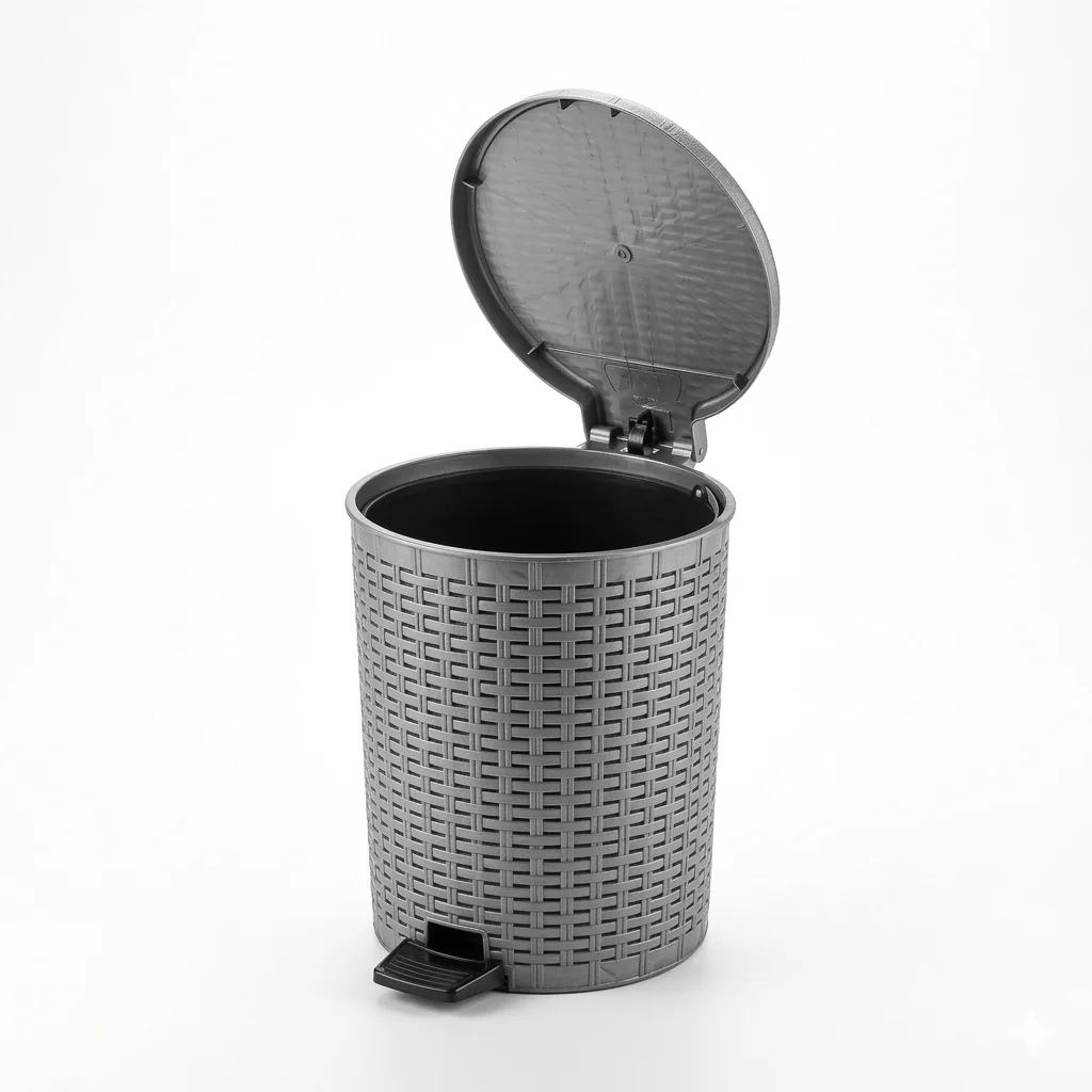 1 Poubelle d'intérieur Rotin 20 L