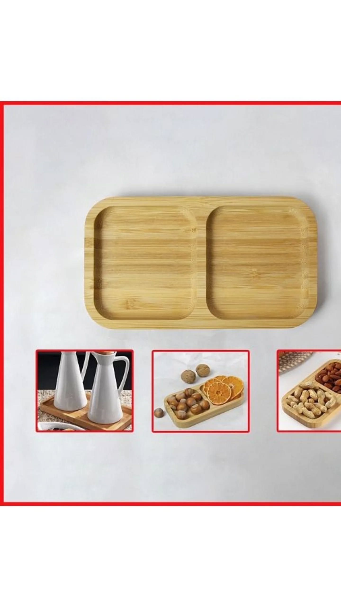 Plat compact bambou