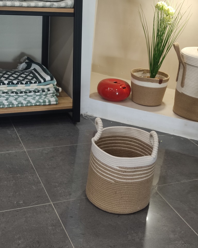 set de 3 panier en jute