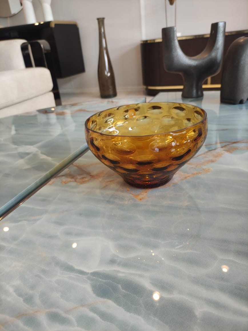 vase fumée cristal