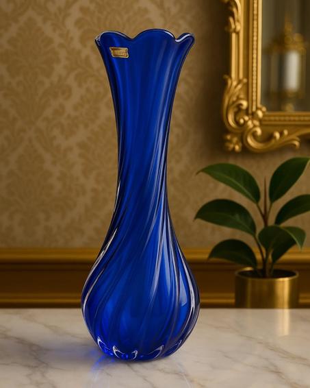 Vase cristal bohemia