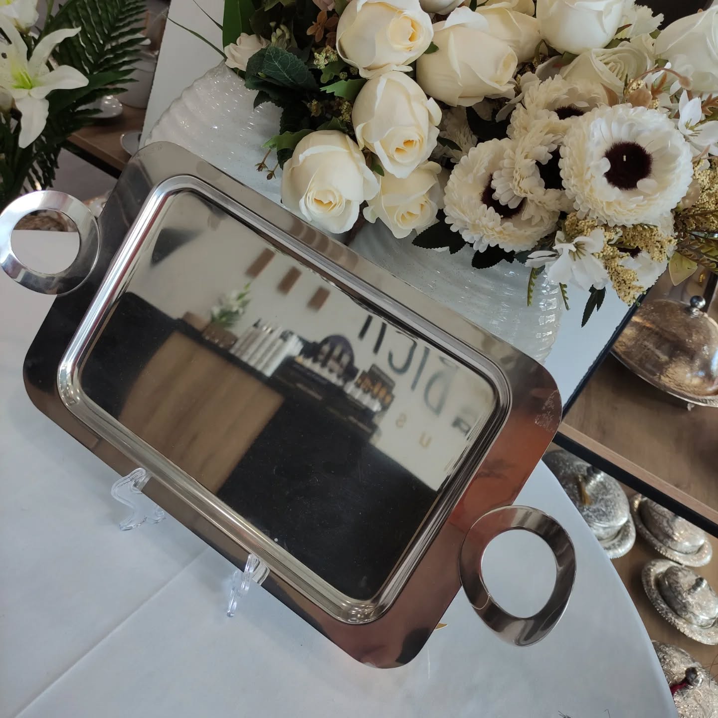 Plateaux inox 30cm