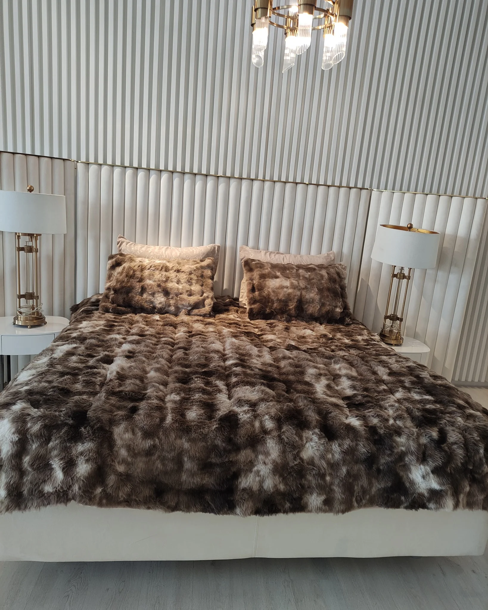 parrure de lit forrure