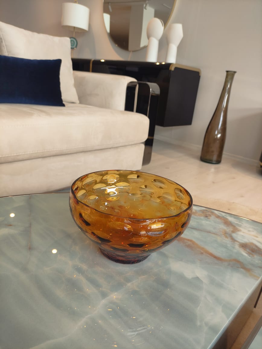 vase fumée cristal