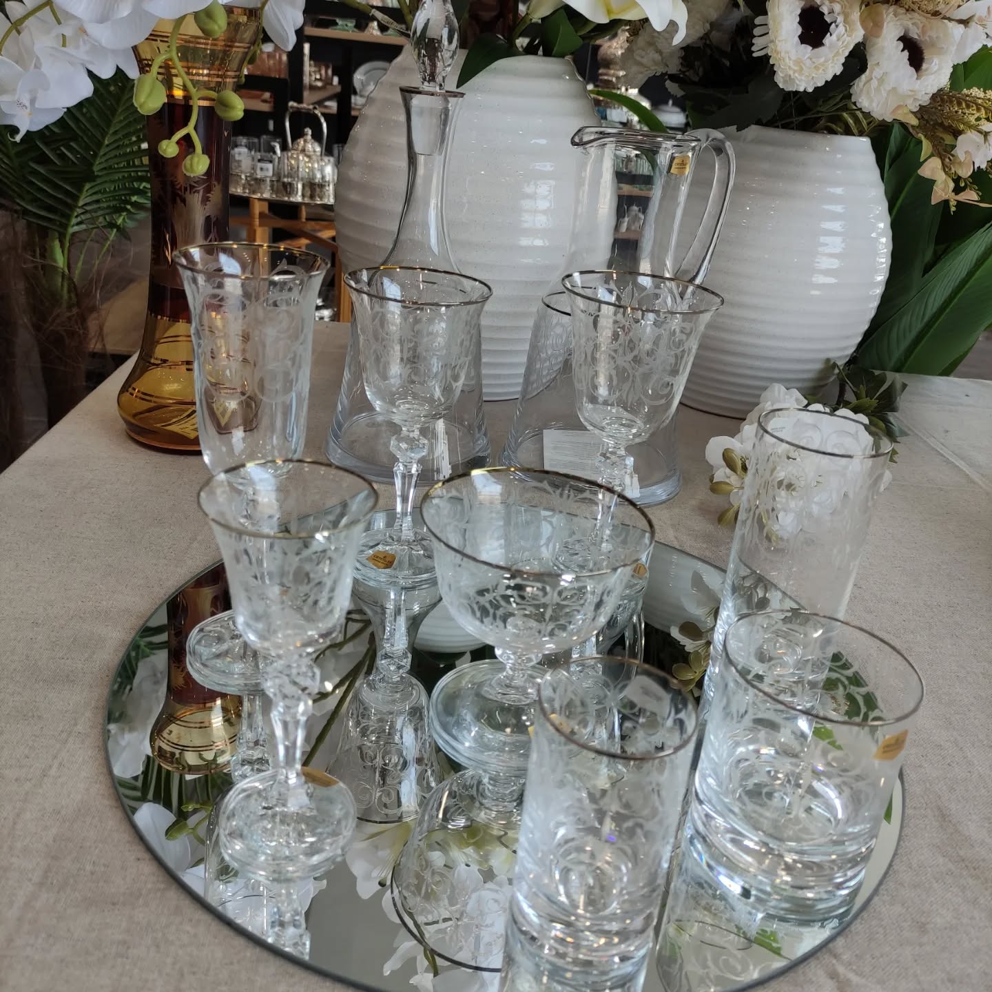 Service cristal argent