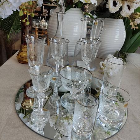Service cristal argent