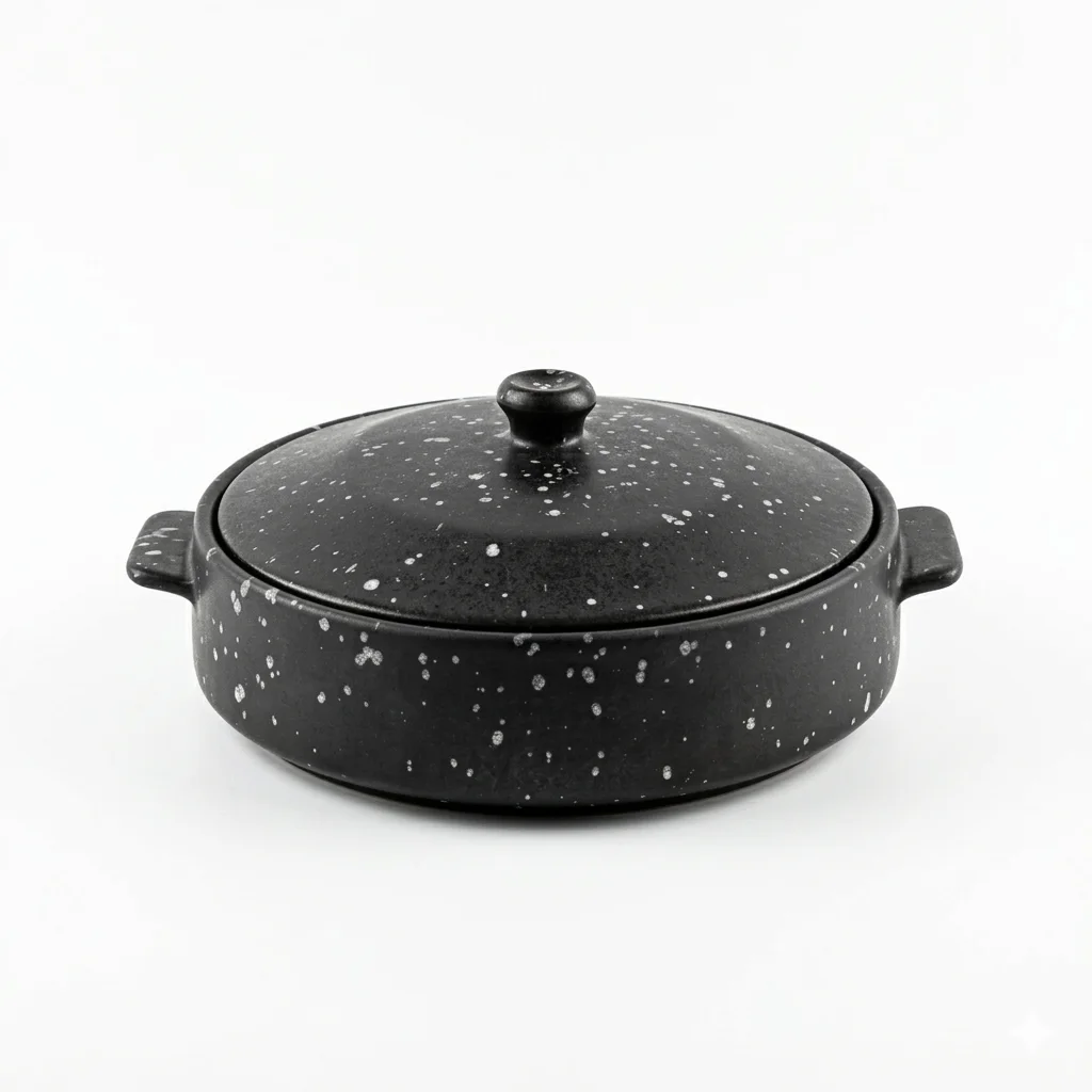 Soupière Plate en grès