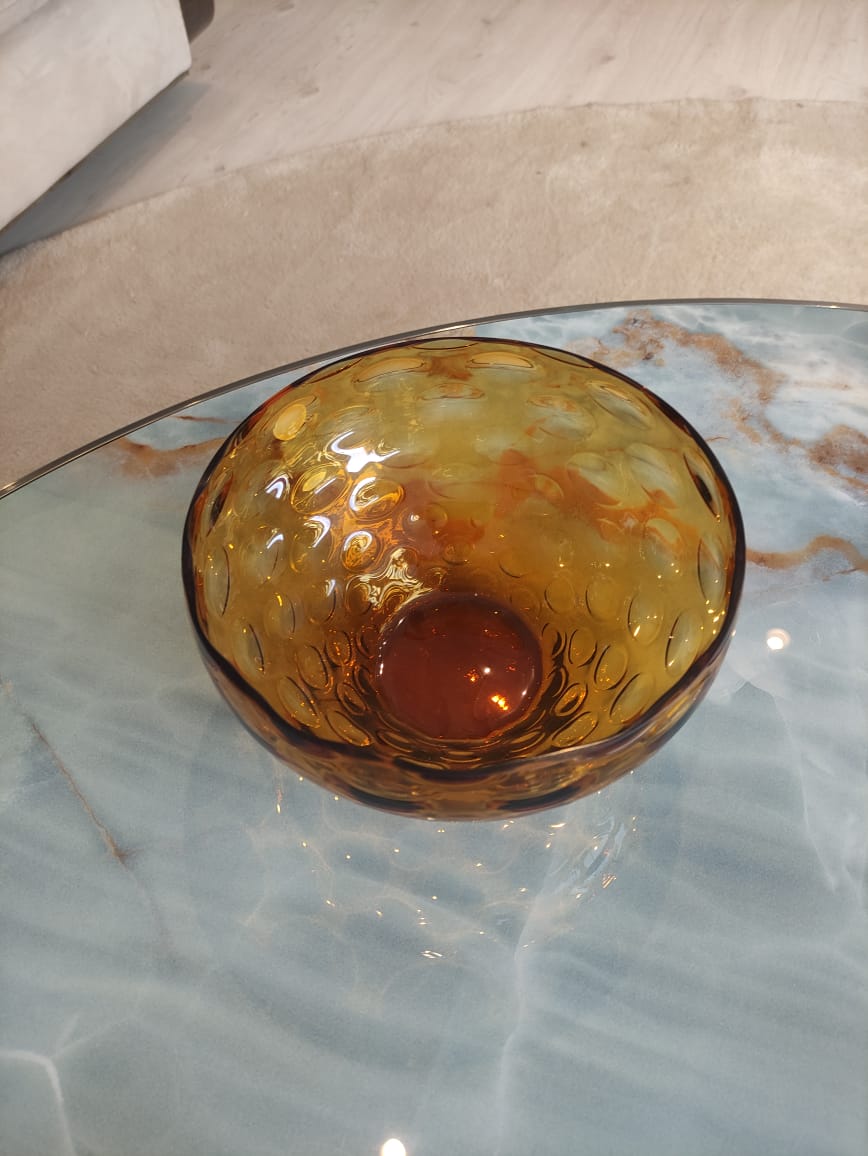 vase fumée cristal