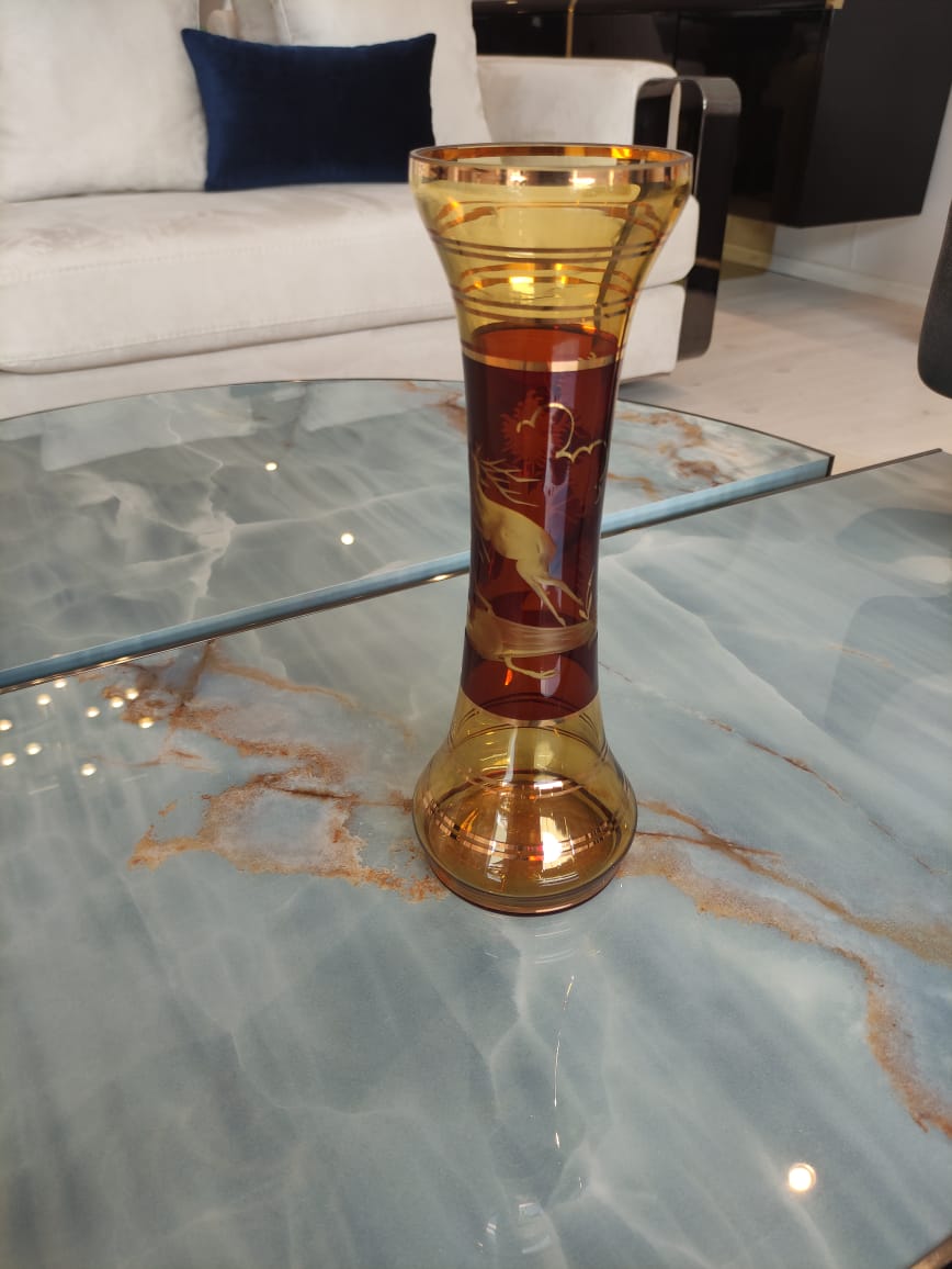 centre de table cristal