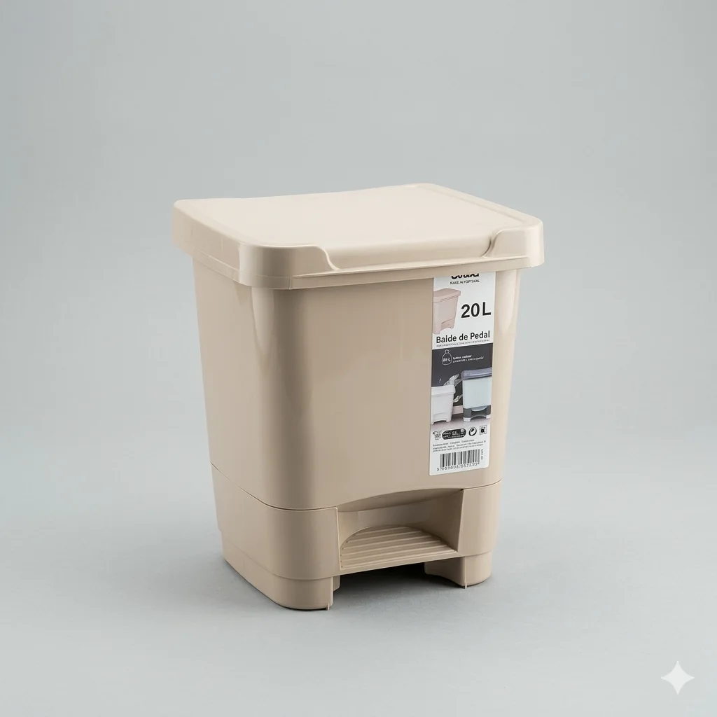 Poubelle d'intérieur à pédale 20 L
