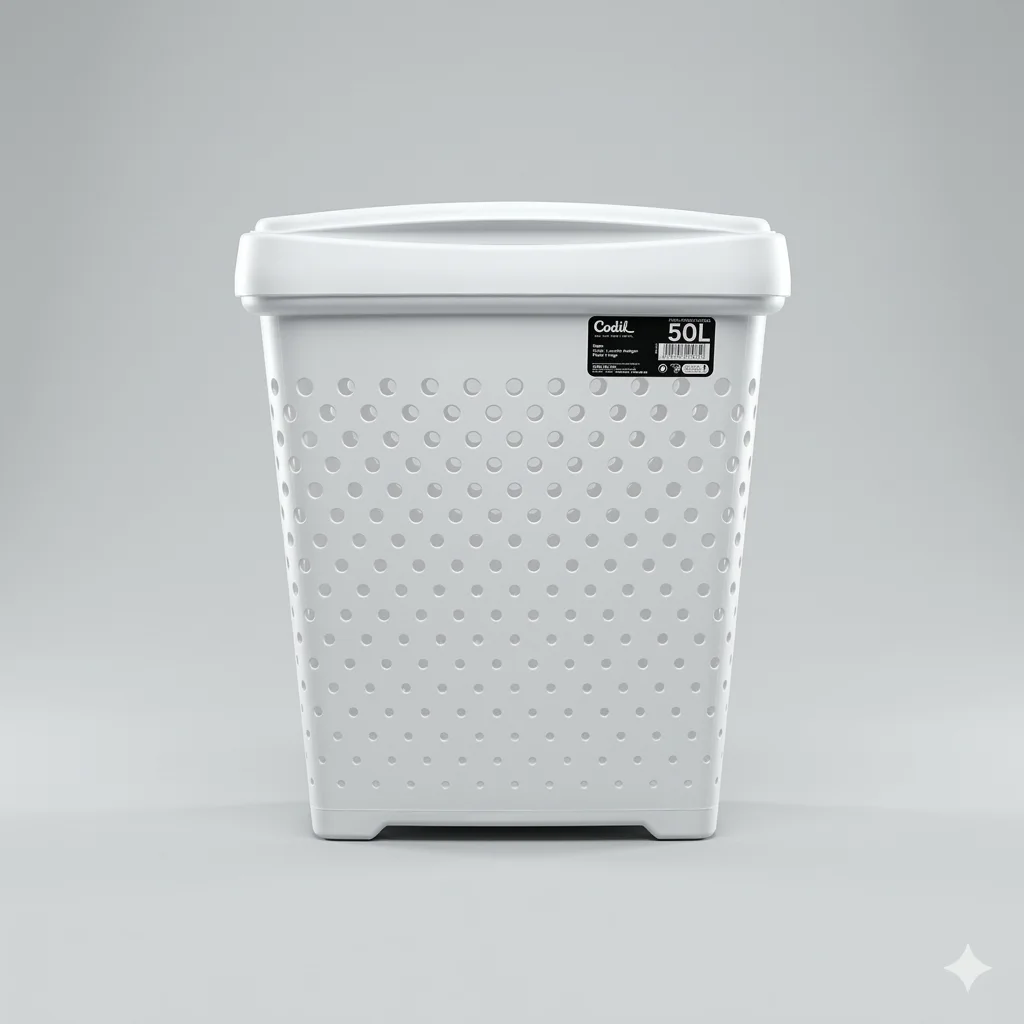 Corbeille à linge 50L