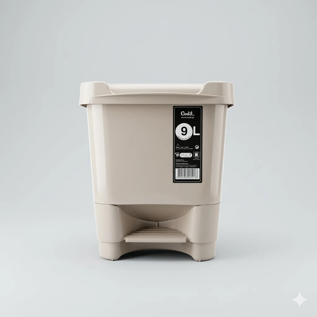 Poubelle d'intérieur à pédale 9 L