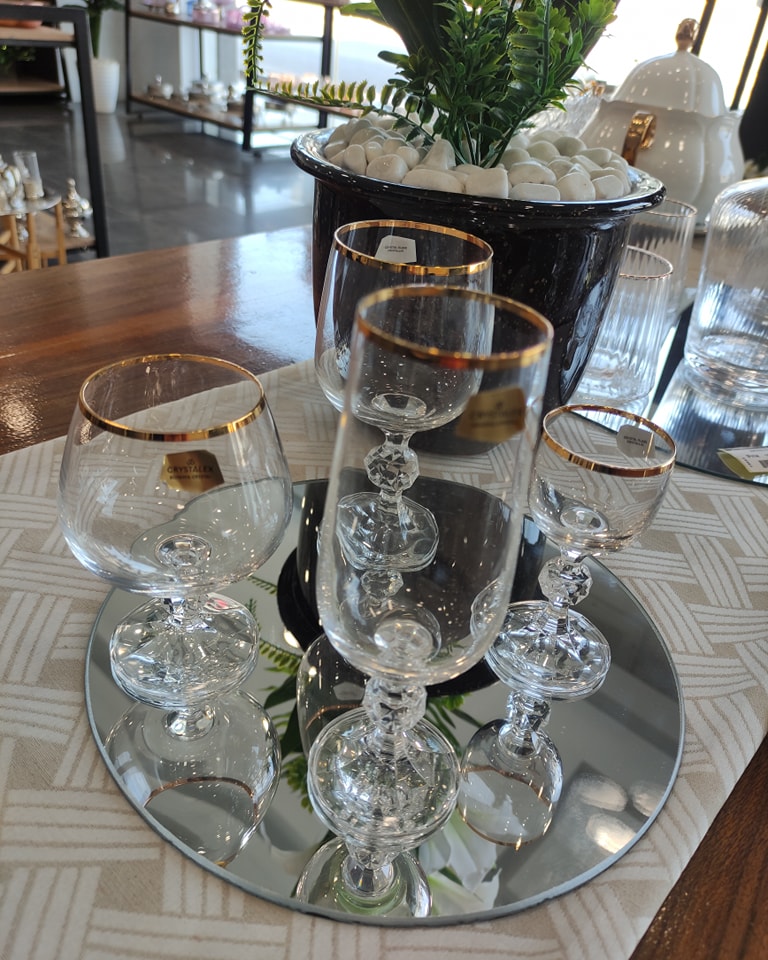 Service cristal claudia 24 piéce
