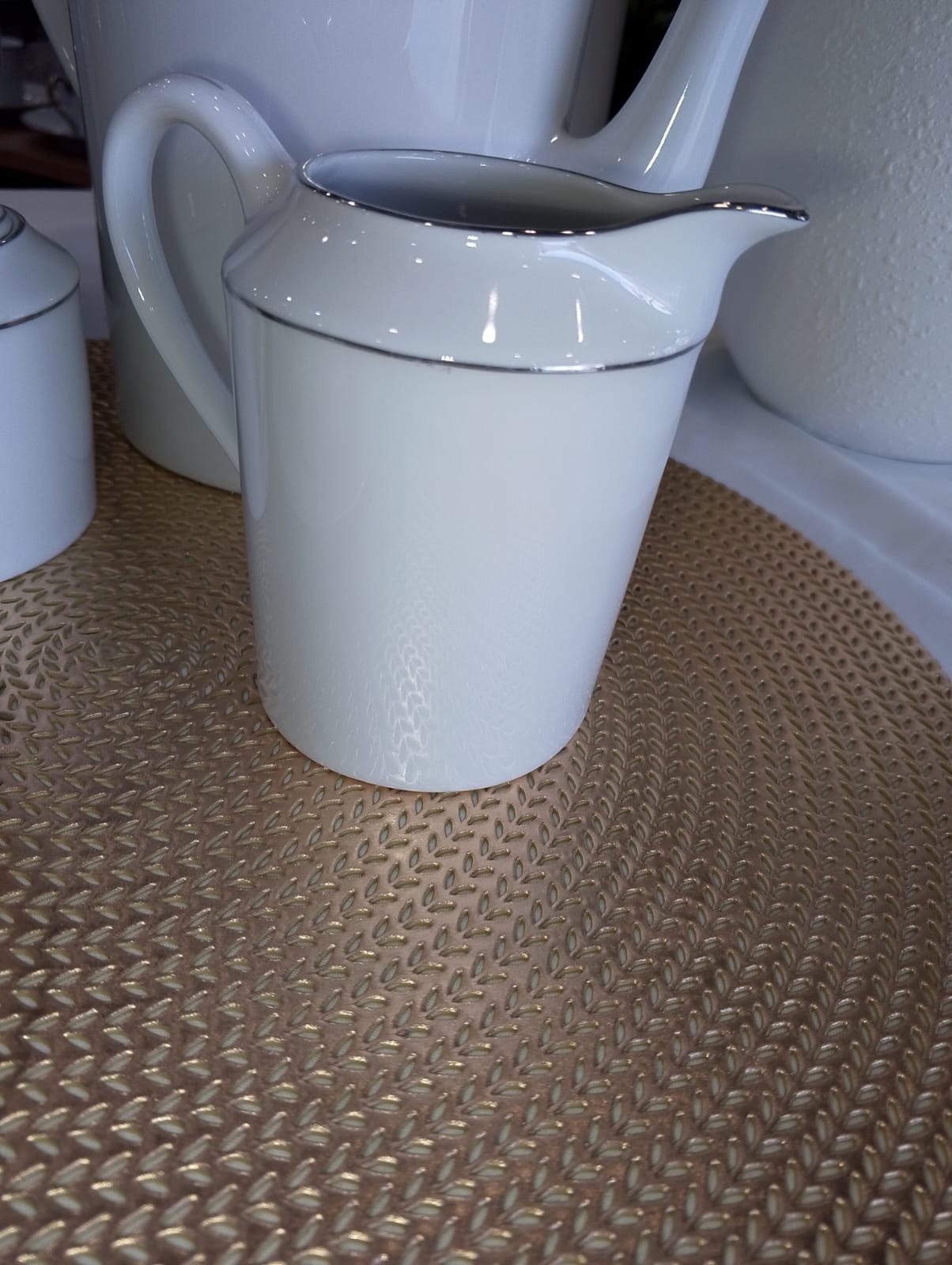 service café avec touche argent