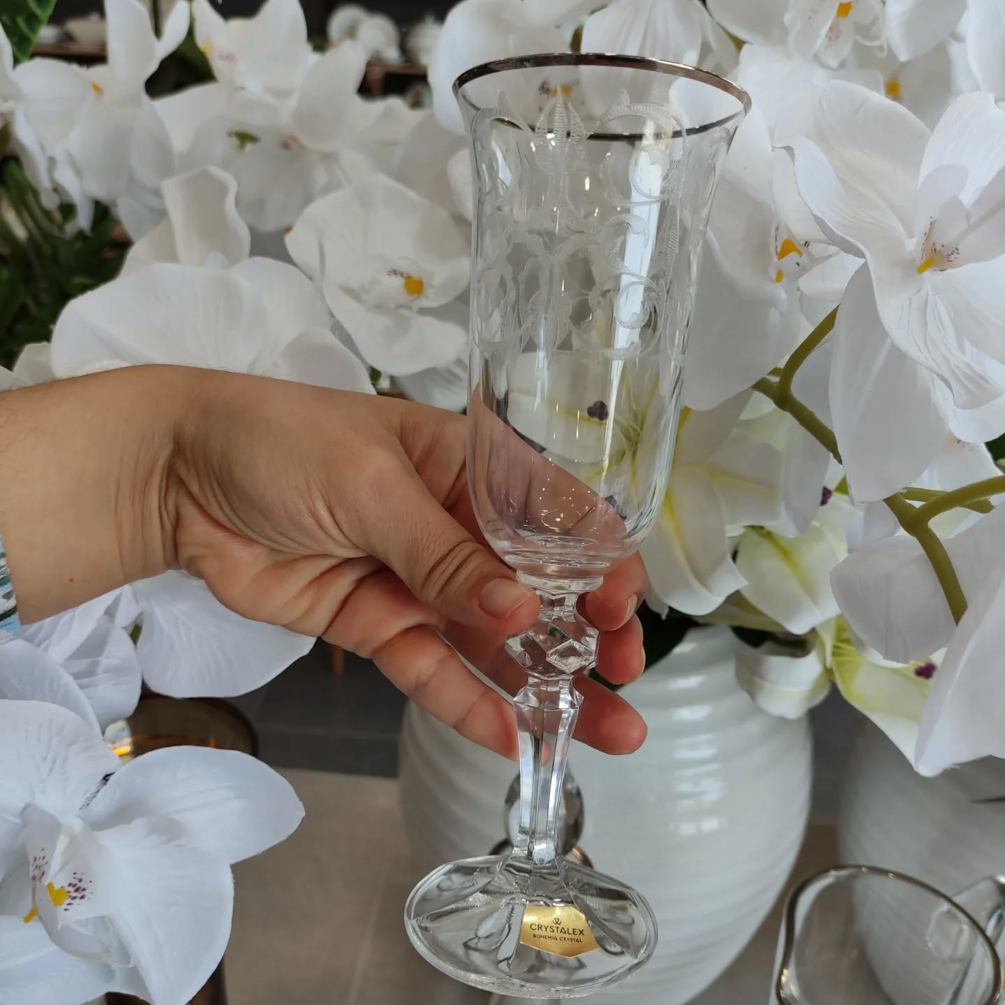 Service cristal argent