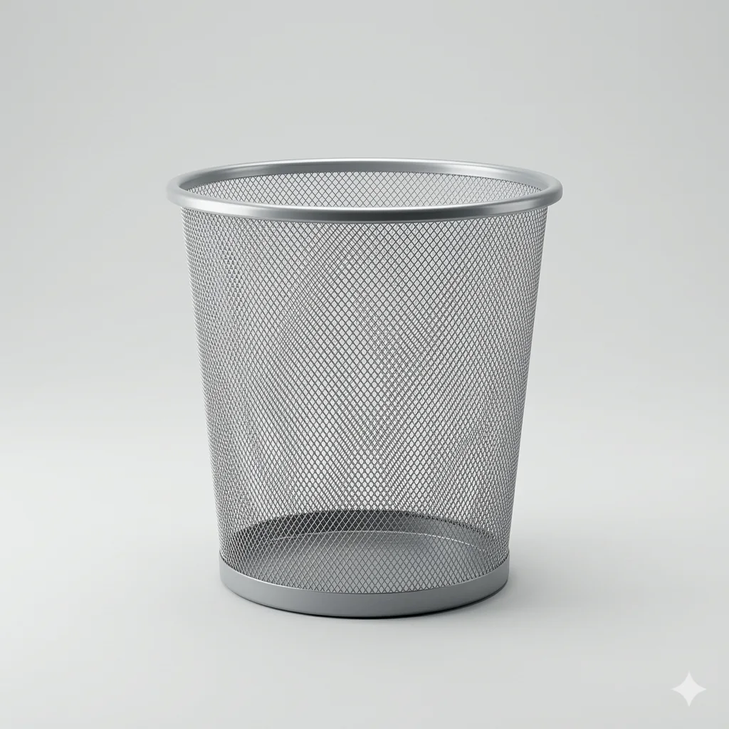 Poubelle bureau GM en métal