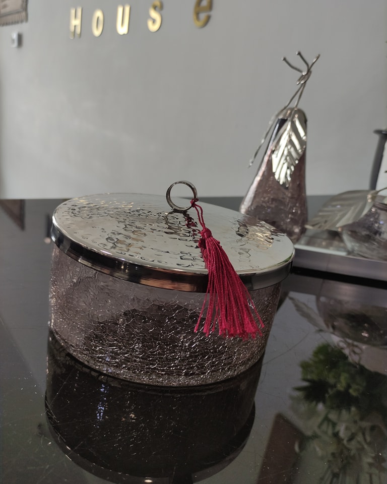bonbonnière soufflet lilas