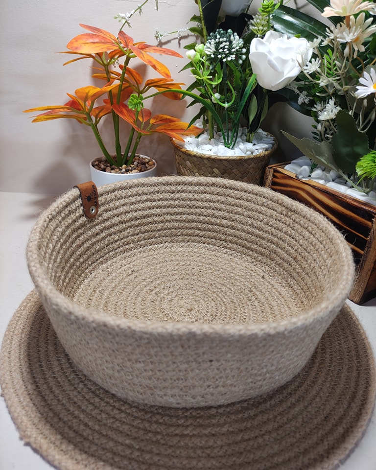 paniers en jute
