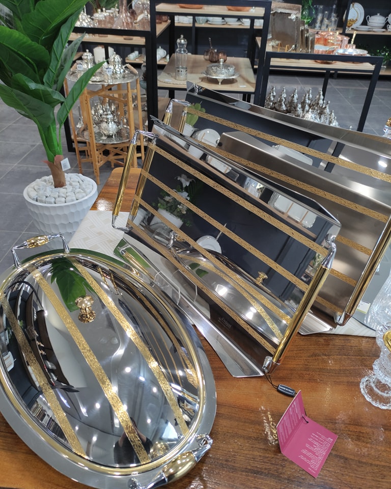 Plateaux inox