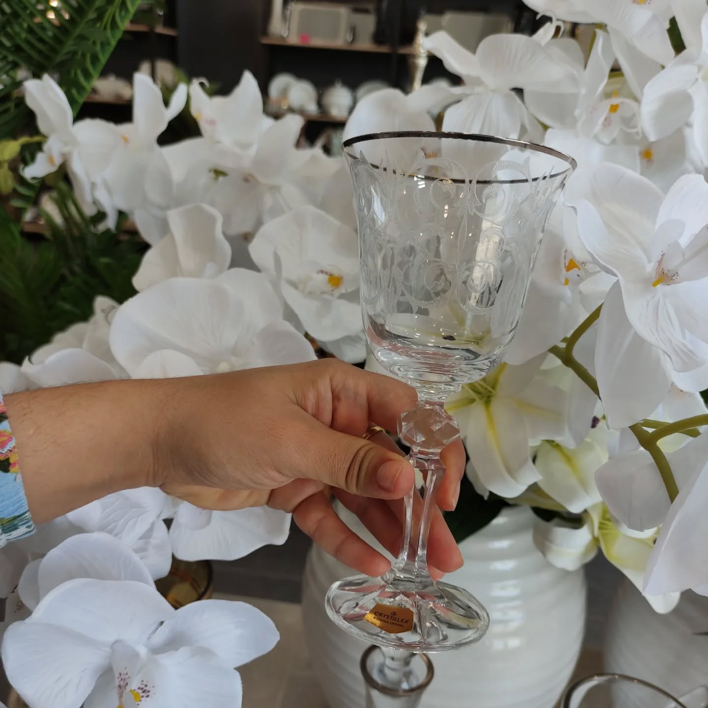 Service cristal argent