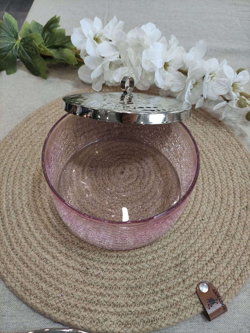 bonbonnières soufflet rose
