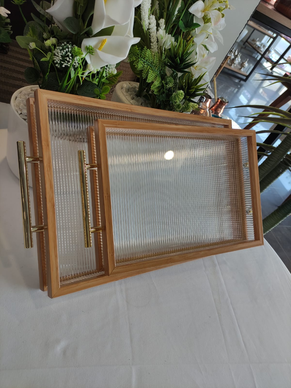 2 plateaux plexi