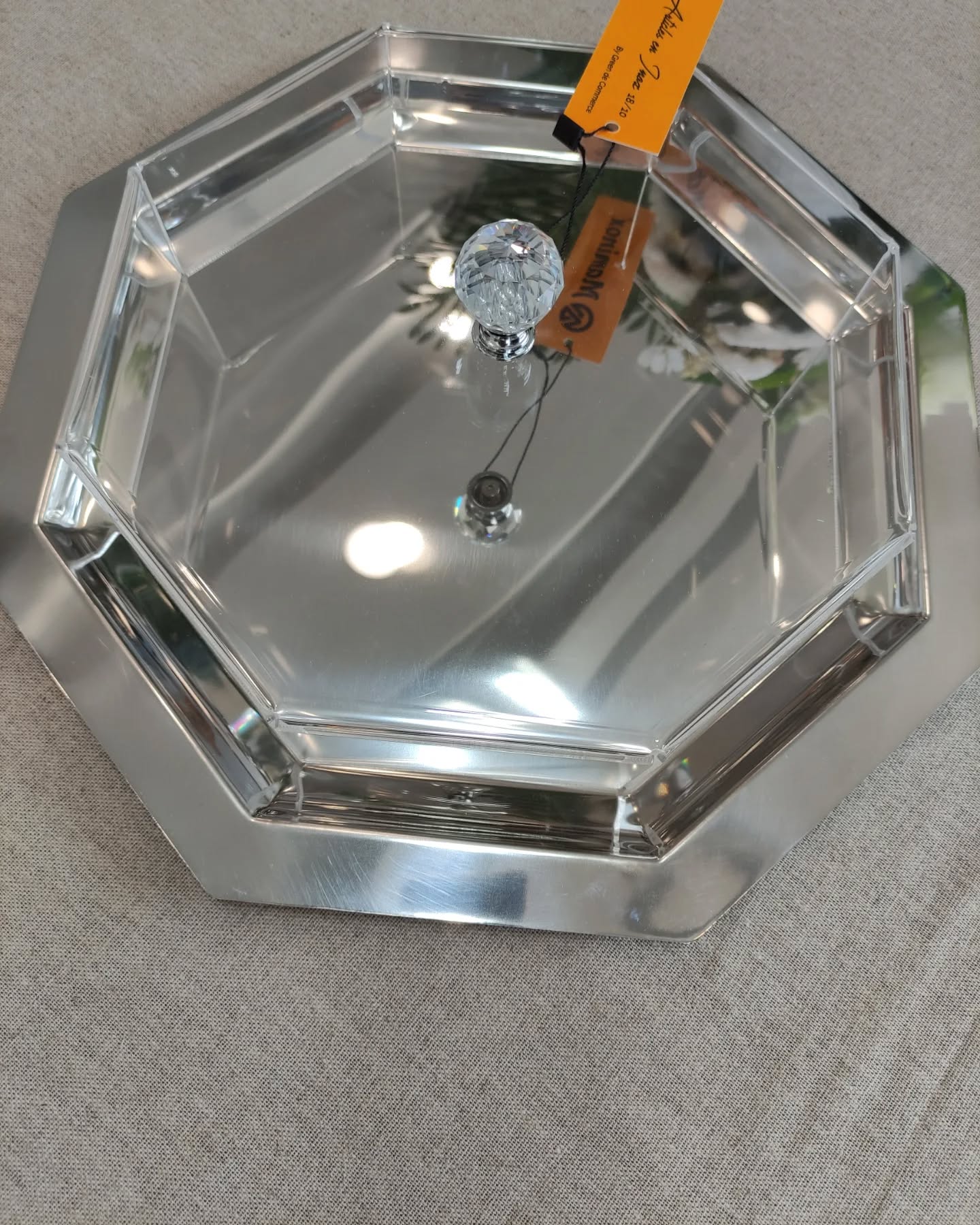Cloche  gateaux inox