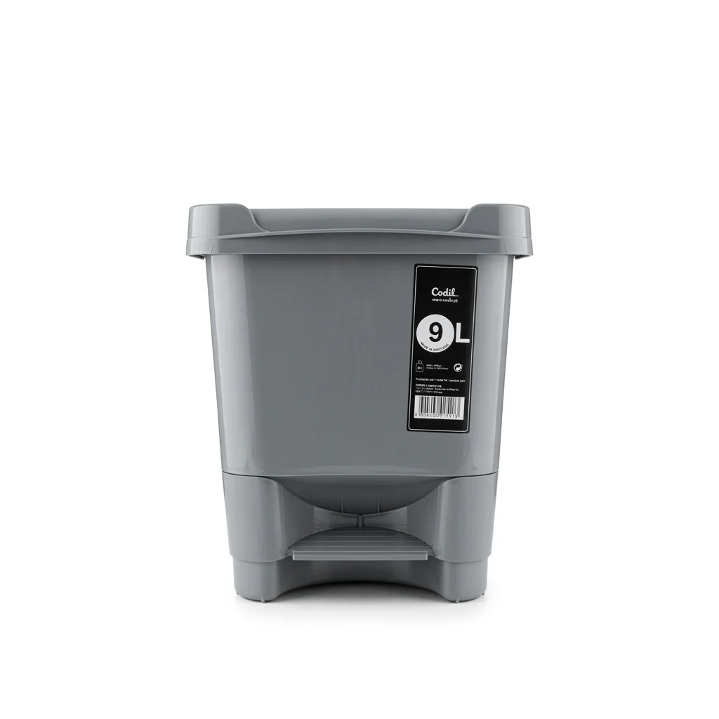 Poubelle d'intérieur à pédale 9 L