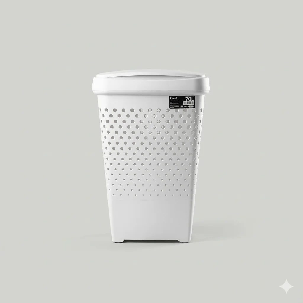 Corbeille à linge 70L