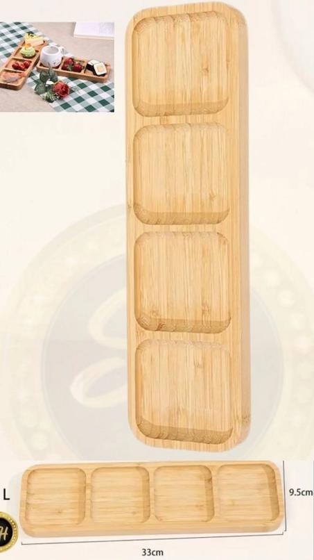 Plat compact bambou