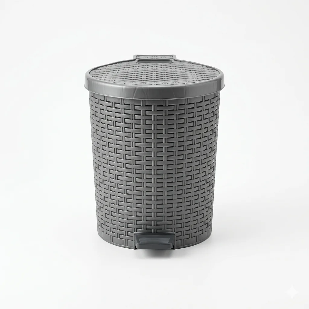 1 Poubelle d'intérieur Rotin 20 L