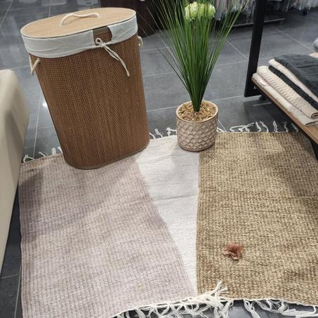 Tapis salle de bain velour