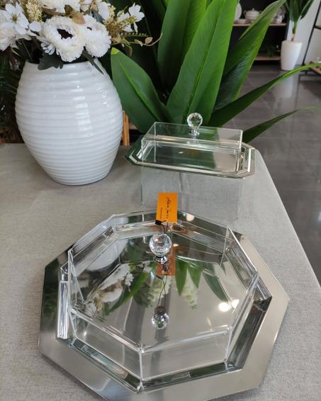 Cloche gateaux inox