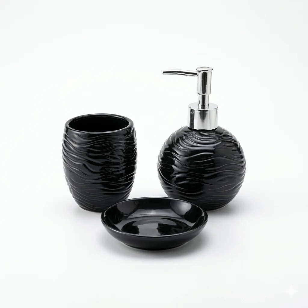 Ensemble salle de bain 3 pcs en céramique