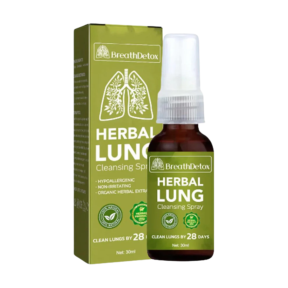 🌿 بخاخ تنظيف الرئتين بالأعشاب BreathDetox 🌿