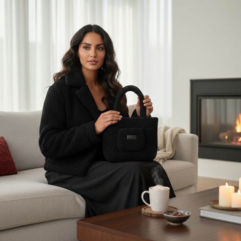 Sac UGG Cozy Tote – Noir Douillet