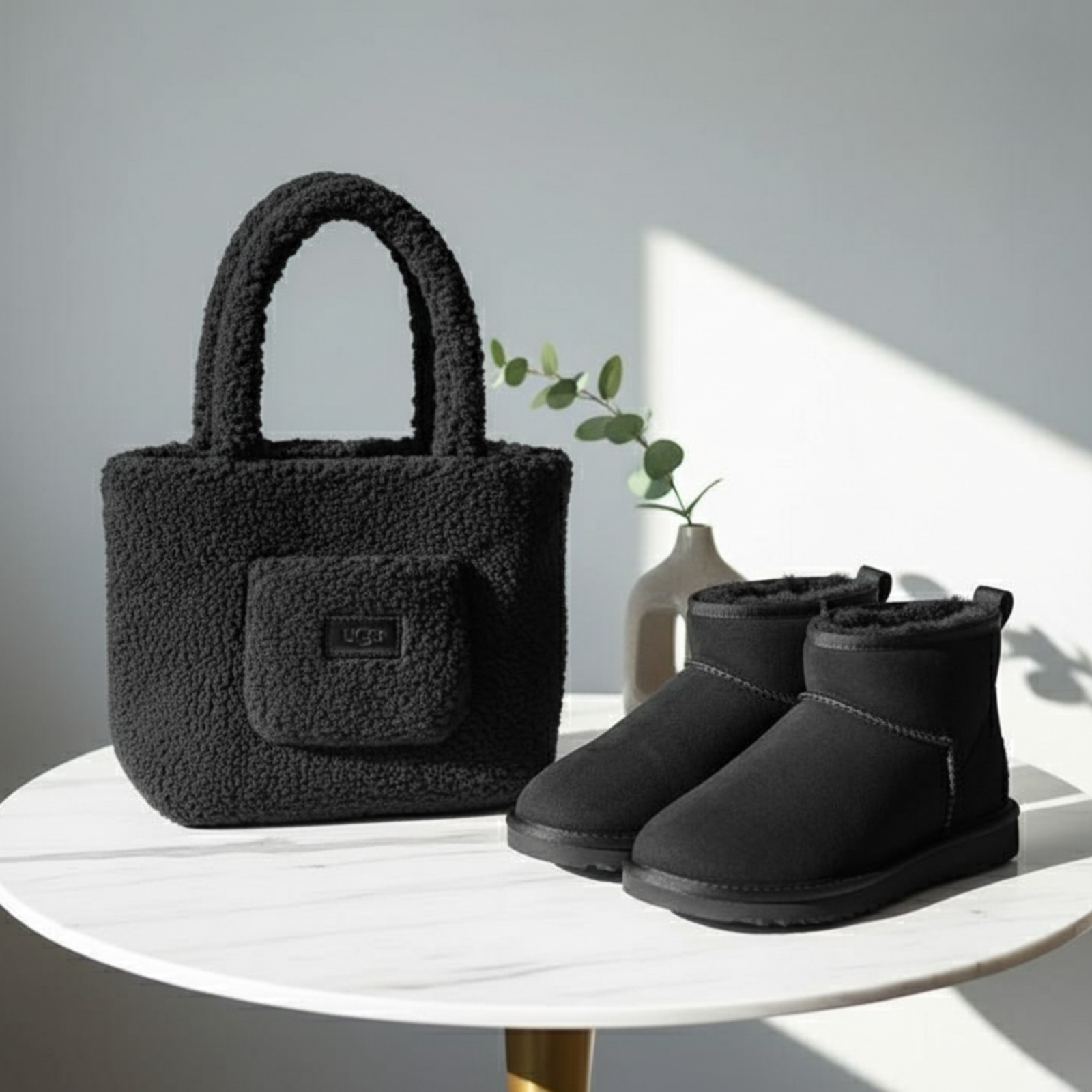 Sac UGG Cozy Tote – Noir Douillet