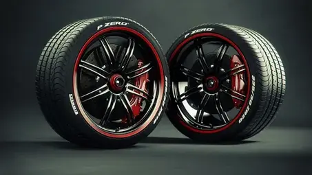 Tires and wheels