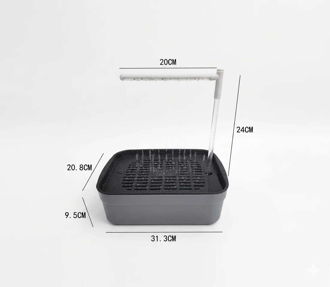 Automatic Bird Circulating Water Tub for Lovebirds, Budgies & Cockatiels