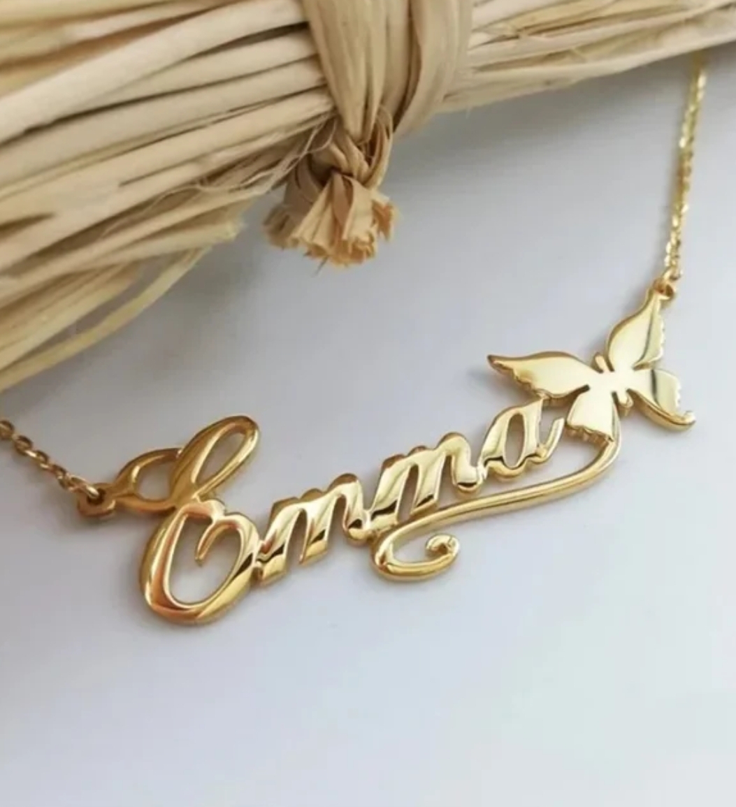 stainless steel custom name necklace , the best gift