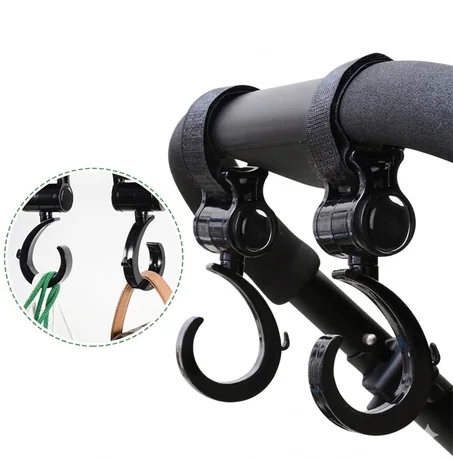 2PCS Multi-Purpose Hooks suitable for baby stroller