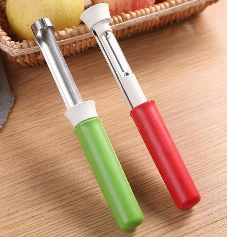 2-in-1 Stainless Steel Fruit Peeler & Corer