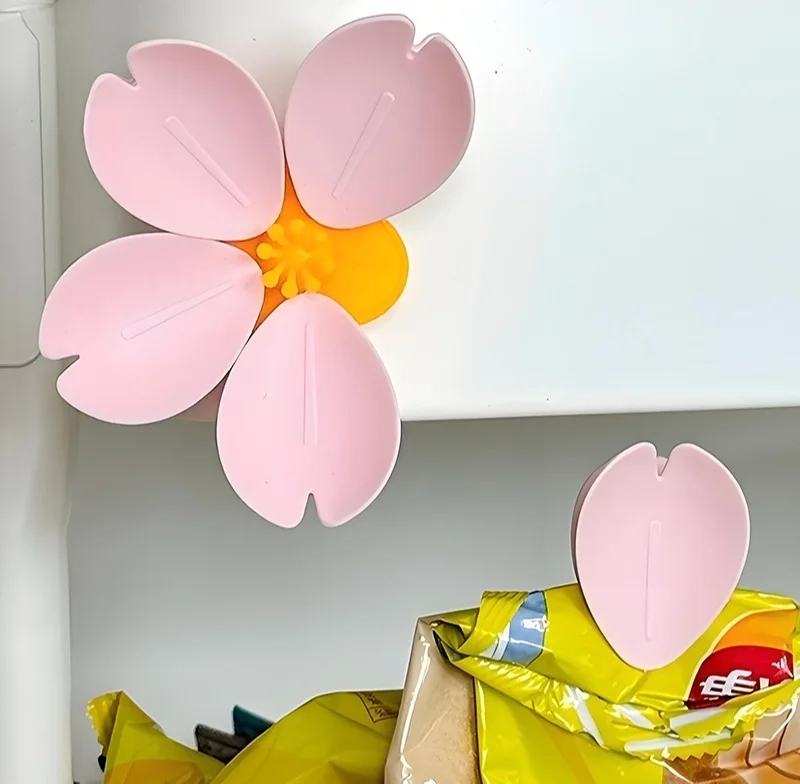 2Pcs Magnetic flower decoration Fridge Clips
