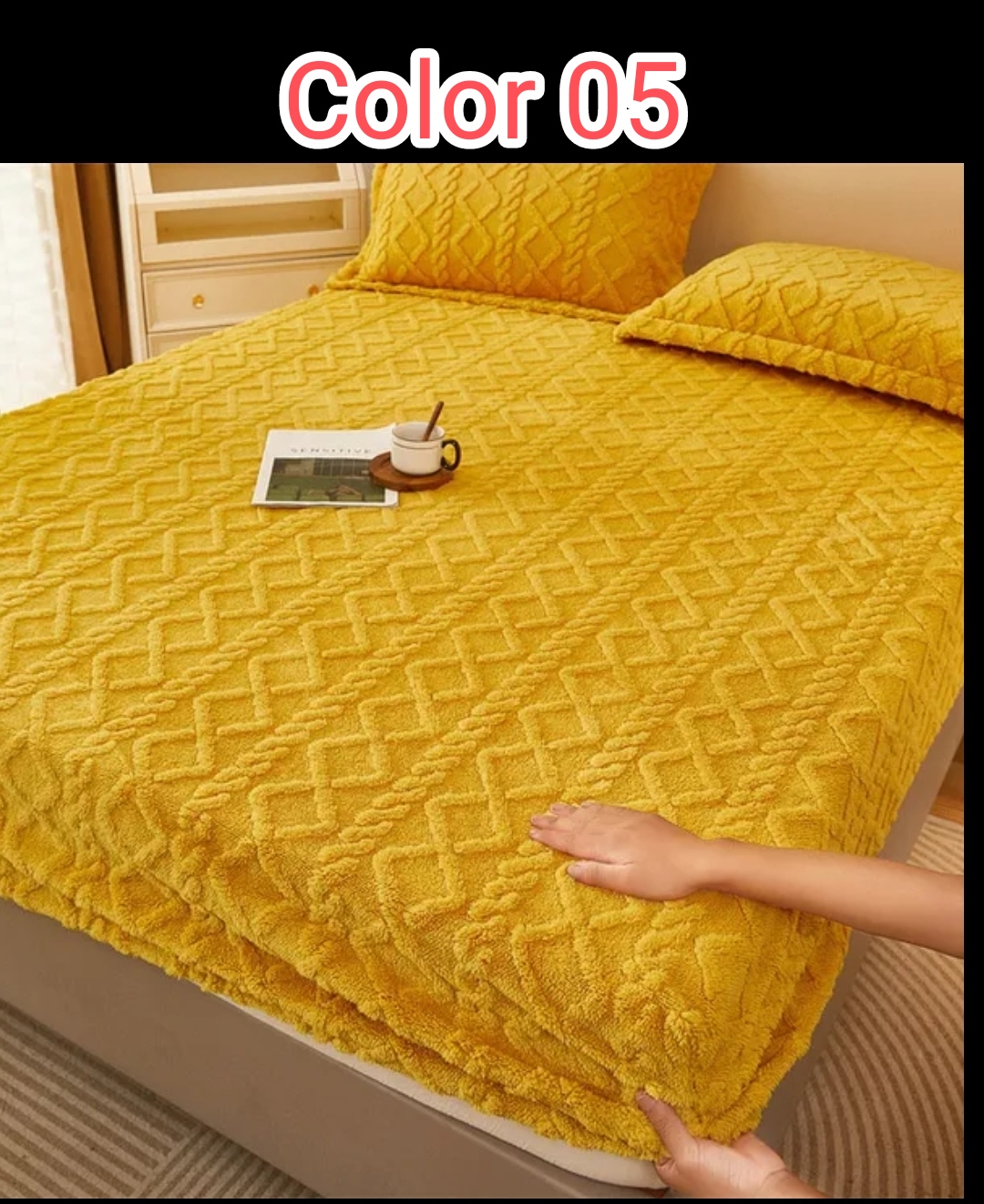 Warm bed covers for winter