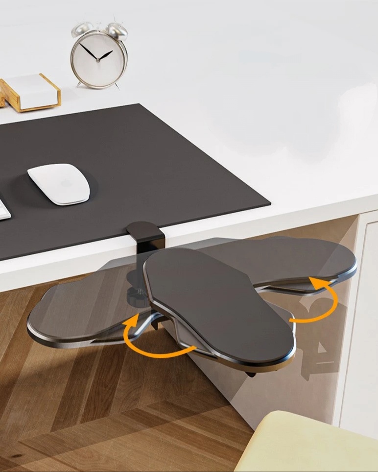 Desk Foldable Rotatable Ergonomic Arm support extention