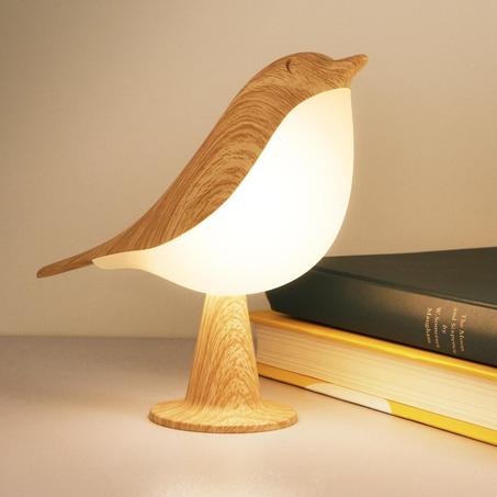 Cute Bird-Shaped Soft Glow Desk Lamp