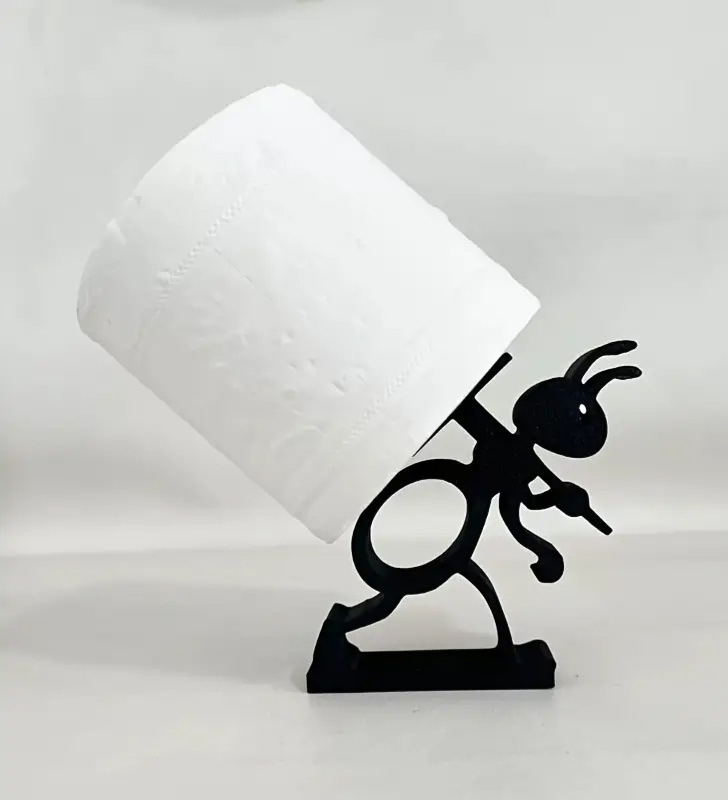 Funny plastic Ant Toilet Paper Holder, Creative Bathroom Decoration Stand