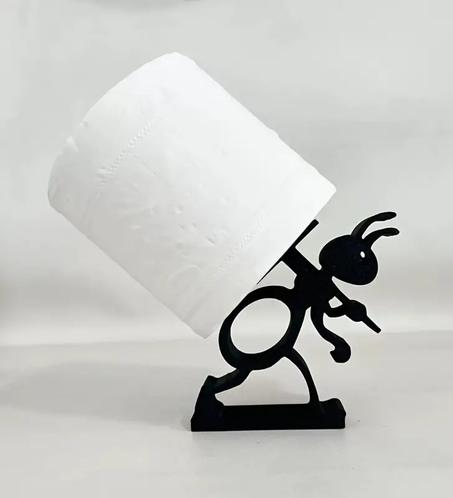 Funny plastic Ant Toilet Paper Holder, Creative Bathroom Decoration Stand